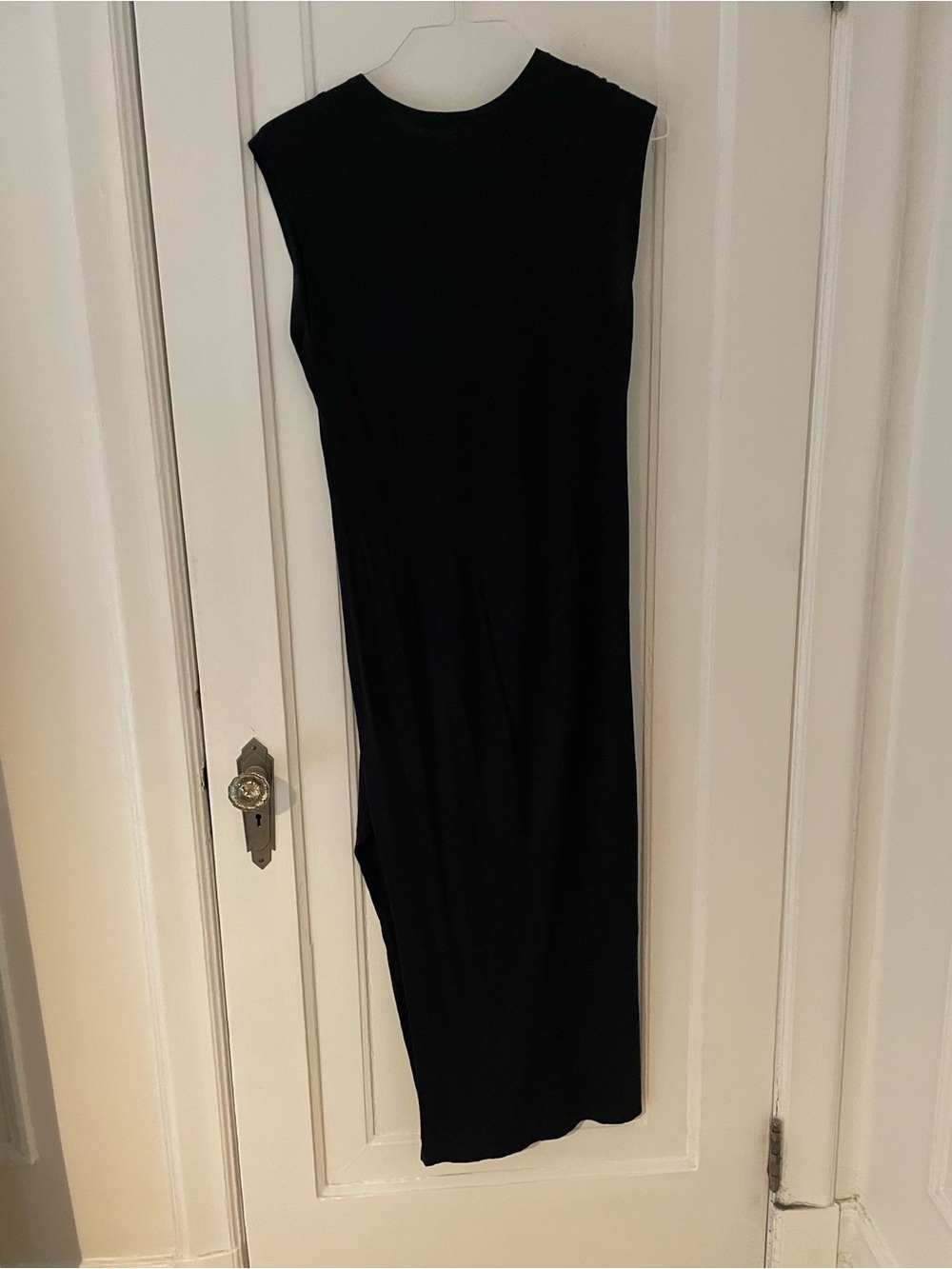 Frame Denim Black muscle dress